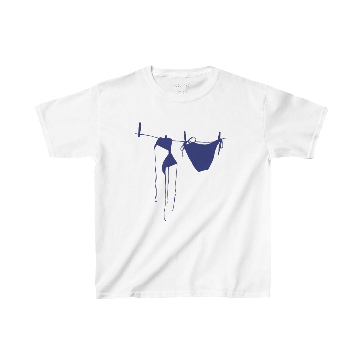 summer swim baby tee